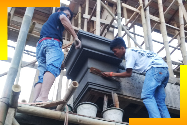 proses pembuatan profil rumah teras rumah